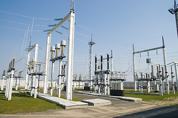 Image showing part of high-voltage substation