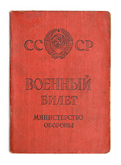 Image showing USSR military ID