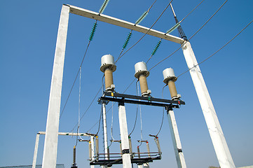 Image showing part of high-voltage substation
