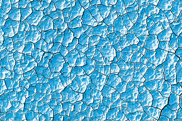 Image showing blue cracked surface