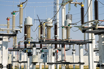 Image showing part of high-voltage substation