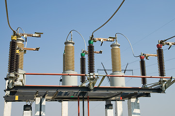 Image showing part of high-voltage substation