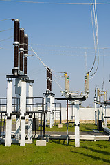 Image showing part of high-voltage substation