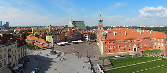 Image showing Warsaw panorama