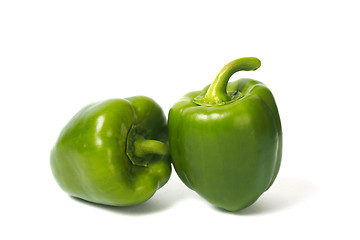 Image showing Green Bell Peppers