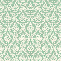 Image showing Damask seamless pattern