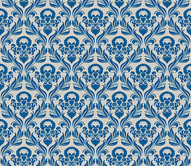 Image showing Damask seamless pattern