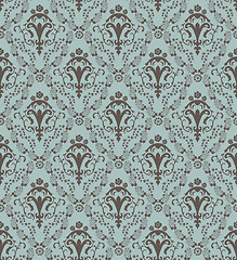 Image showing Damask seamless pattern