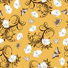 Image showing Seamless floral pattern