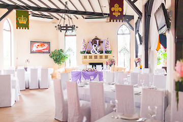 Image showing Interior of the restaurant