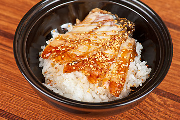 Image showing eel with rice