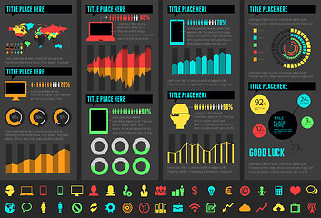 Image showing IT Industry Infographic Elements