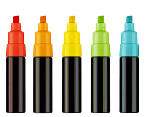 Image showing highlighter pens