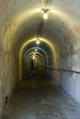 Image showing tunnel inside fort san cristobal san juan