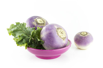 Image showing purple headed turnips 