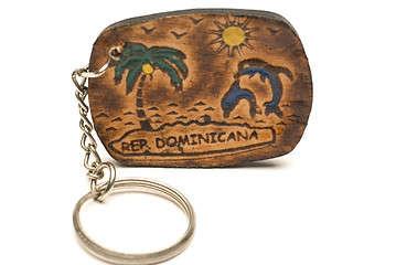 Image showing key chain souvenir dominican republic