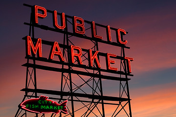 Image showing Seattle Pike Place Market