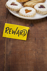 Image showing cookies as a reward