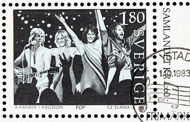 Image showing ABBA stamp