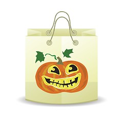 Image showing halloween shopping bag
