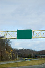 Image showing Highway signboard