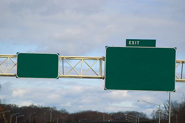 Image showing Highway signboard