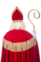 Image showing Sinterklaas from the back