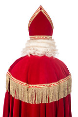 Image showing Sinterklaas from the back