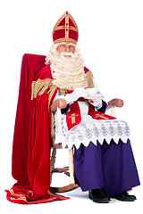 Image showing Sinterklaas on his chair