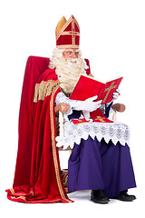 Image showing Sinterklaas on his chair