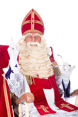 Image showing Sinterklaas on his chair