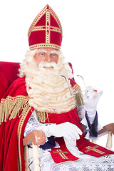 Image showing Sinterklaas on his chair