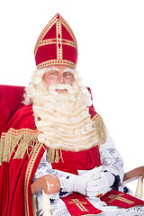 Image showing Sinterklaas on his chair