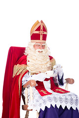 Image showing Sinterklaas on his chair