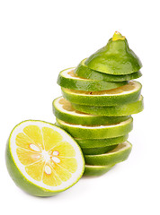 Image showing Green Lemons