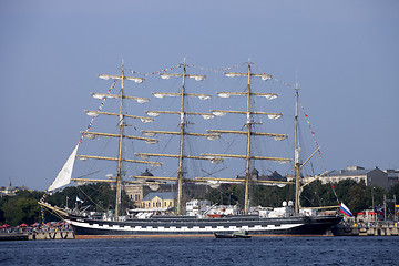 Image showing Russian tall ship Kruzenshtern