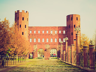 Image showing Retro look Torri Palatine, Turin