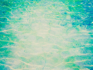 Image showing Retro look water background