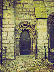 Image showing Retro looking Glasgow cathedral