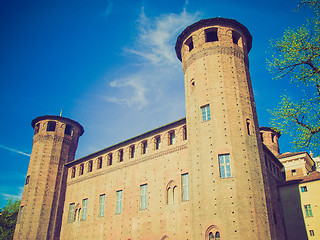 Image showing Retro look Palazzo Madama, Turin