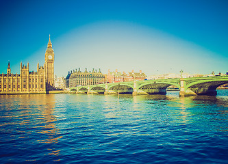 Image showing Westminster Bridge, London