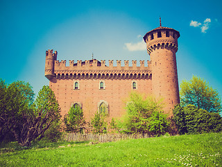 Image showing Retro look Medieval Castle Turin