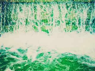 Image showing Retro look water background