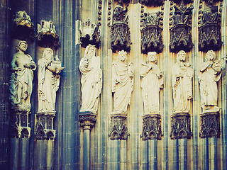 Image showing Retro look Koelner Dom