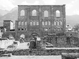 Image showing Roman Theatre Aosta