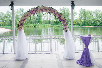 Image showing wedding arch