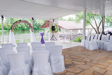 Image showing Elegant banquet hall