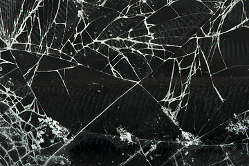 Image showing Broken glass