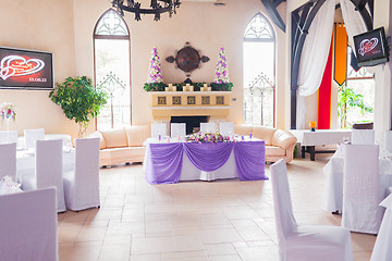 Image showing Interior of the restaurant