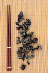 Image showing Black Chinese Fungus